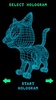 Hologram 3D Cat Simulator screenshot 2
