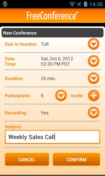 FreeConference Mobile (Old) - Preview 4