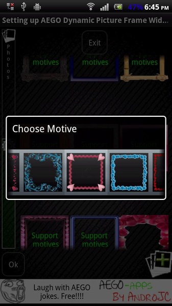 AEGO Dynamic Picture Frame Widget Free - Preview 2