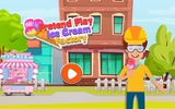 Pretend Play Ice Cream Factory: Dairy Icecream screenshot 1