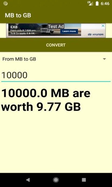 Converter MB to GB - Preview 4