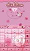 Pink Bow GO Keyboard Theme screenshot 1