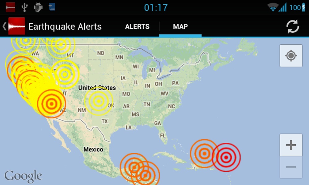 Earthquake Alerts - Preview 1