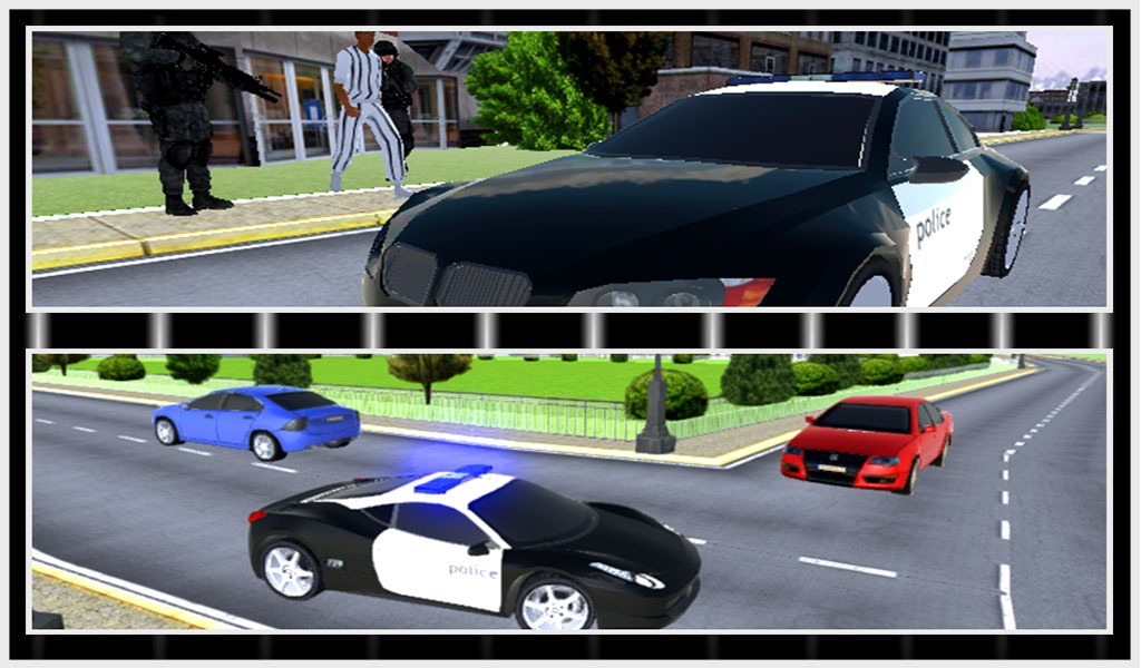 Crazy Police Prisoner Car 3D - Preview 4