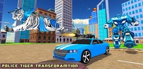 Tiger Robot Police Car Games screenshot 2