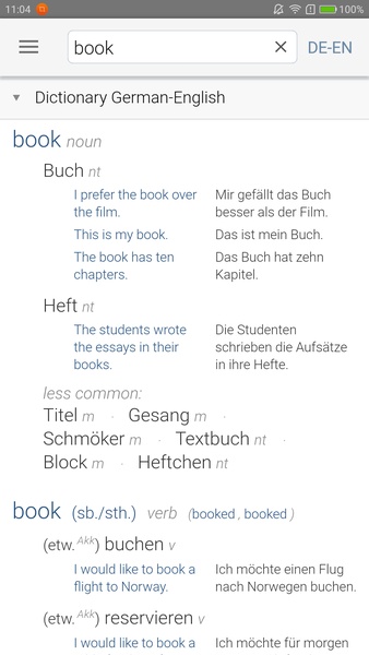 Dictionary Linguee - Preview 4