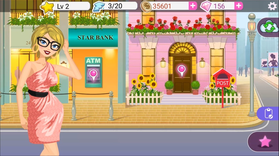 Jogos de vestir Star Girl Makeup versão móvel andróide iOS apk