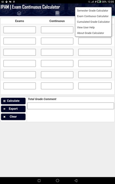 IPAM-USL Grade Calculator - Preview 4