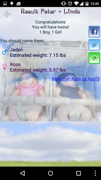 Baby Predictor - Preview 1