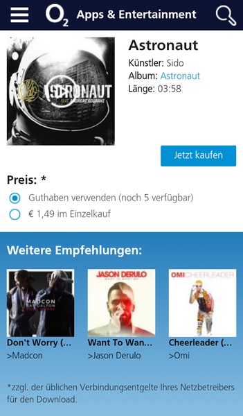 o2 App Shop - Preview 2