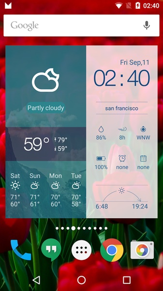 Clock Weather Transparent - Preview 6