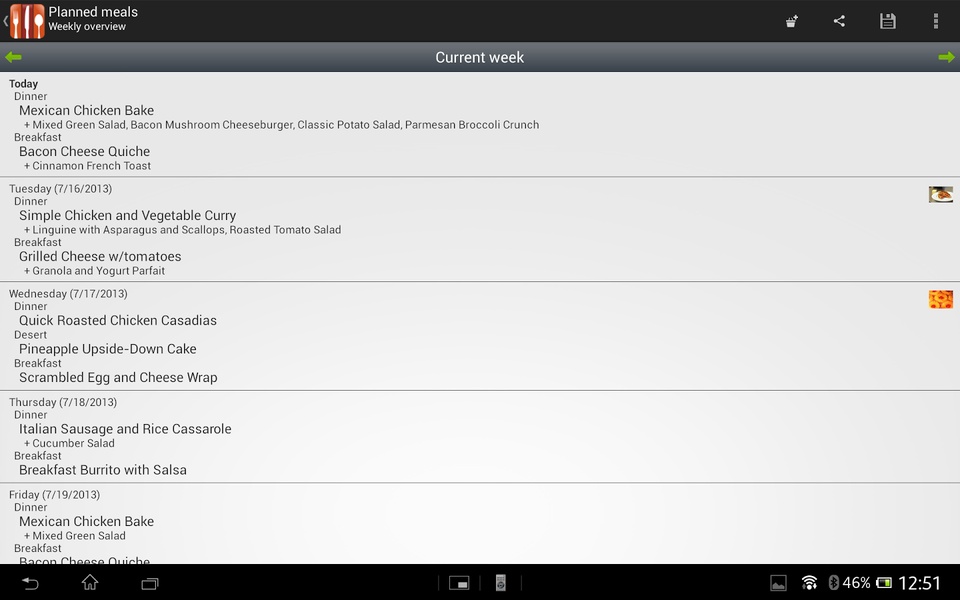 Food Planner - Preview 9