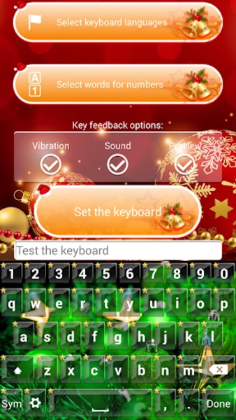 Christmas Keyboard Themes - Preview 3