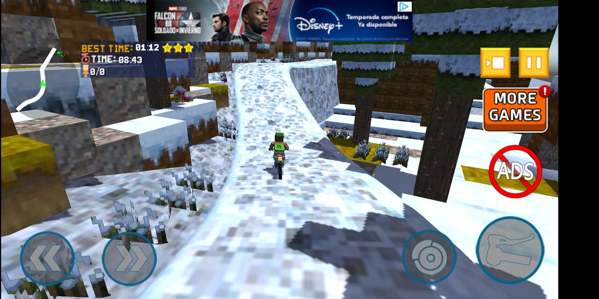 Blocky Moto Bike SIM: Winter Breeze - Preview 3