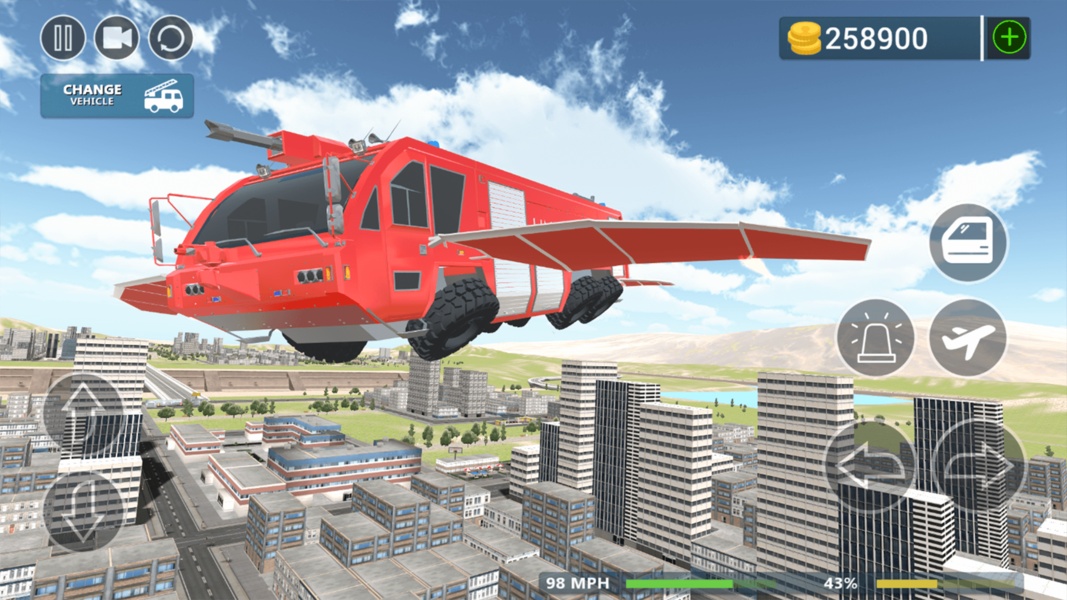 Fire Truck Flying Car - Preview 4