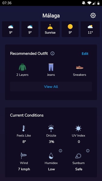 DINA: Personalized Weather - Preview 1