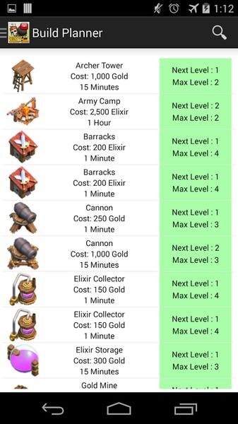 Planner for Clash of Clans - Preview 5