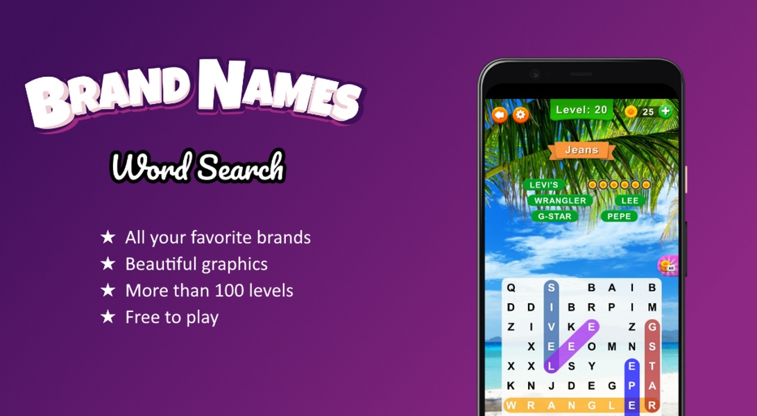 Brand Names - Word Search - Preview 1