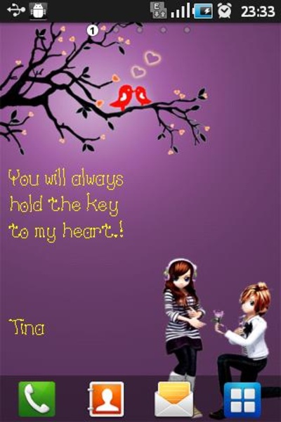 Love Valentine Live Wallpaper - Preview 1