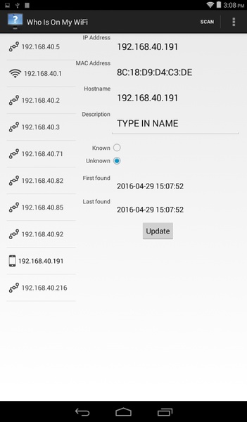 Who Is On My WiFi - Preview 3