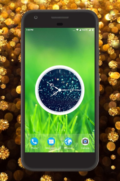 Glitter Clock Live Wallpaper - Preview 2