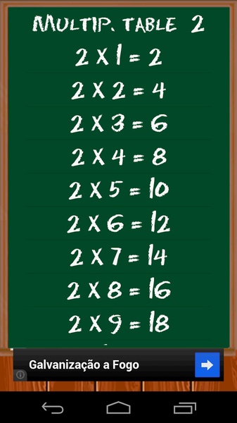 Multip. Table - Preview 2
