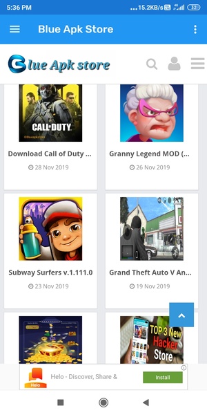 Blue Apk Store - Preview 1