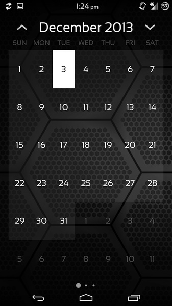 Monthly Calendar Widget - Preview 7