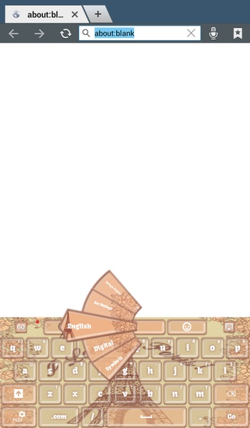 GO Keyboard Paris Theme - Preview 8