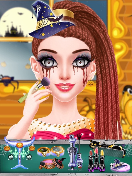 Halloween Makeup Salon Games For Girls - Preview 4