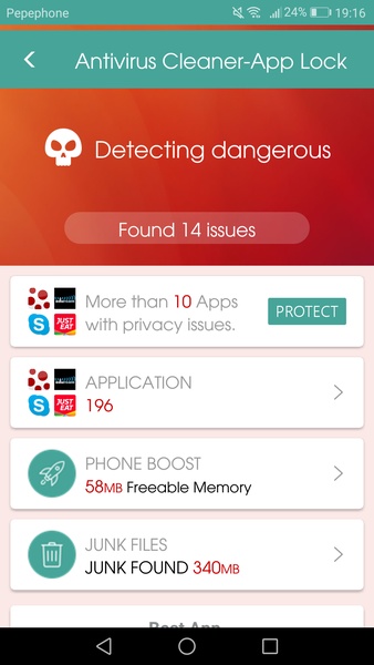 Virus Cleaner & AppLock Security - Preview 6