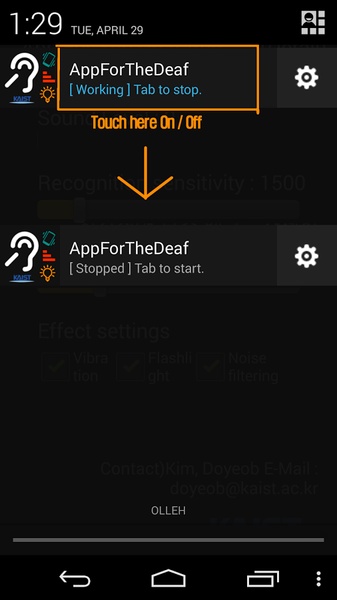 AppForTheDeaf - Preview 2