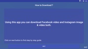 Video Downloader for Facebook & Instagram screenshot 1