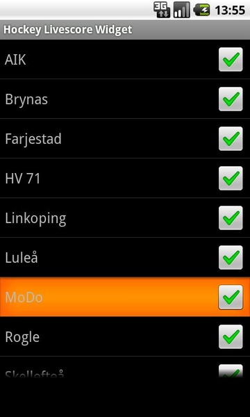 Hockey Livescore Widget - Preview 18