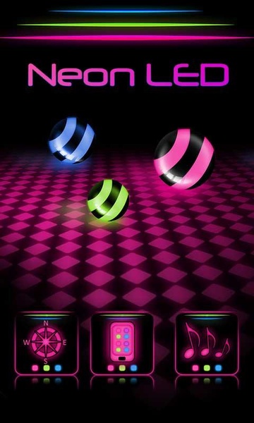Neon Led Go Launcher - Preview 1