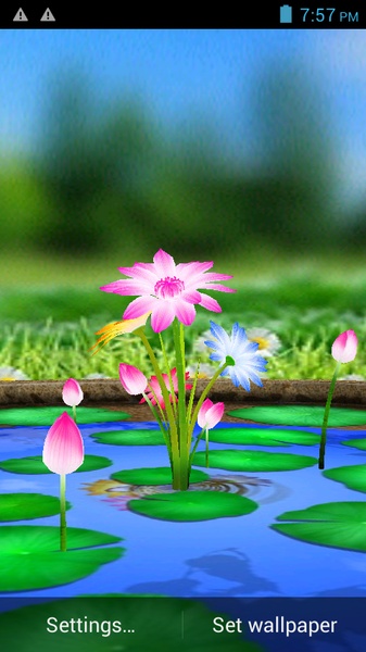 3D Flower Touch Live Wallpaper - Preview 10