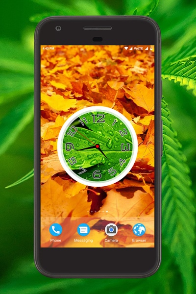 Leaf Clock Live Wallpaper - Preview 2