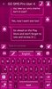 GO Keyboard Hot Pink Theme screenshot 6