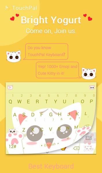 TouchPal SkinPack Bright Yogurt - Preview 4