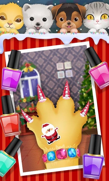 Christmas Pets Nail Salon - Preview 3