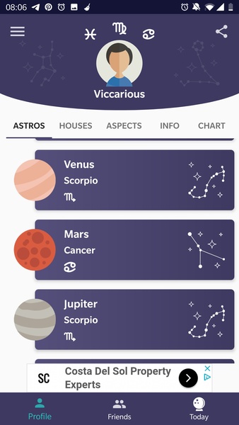 Horos Natal Chart - Preview 2