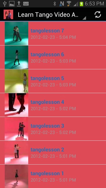 Learn Tango Video App - Preview 3