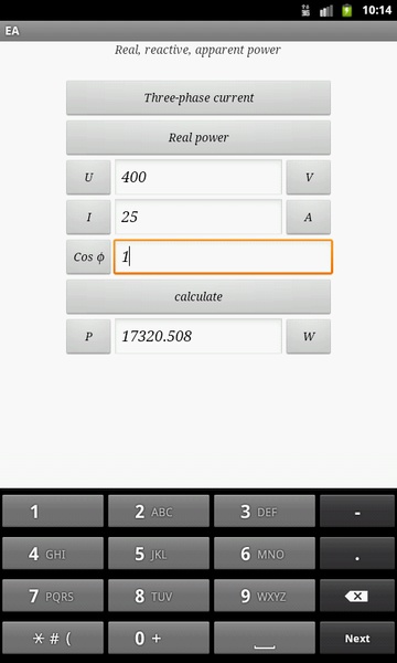 ElectricianApp (free) - Preview 1
