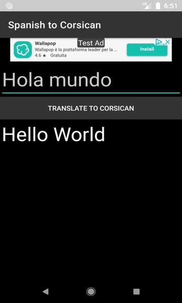 Spanish to Corsican Translator - Preview 4