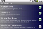 Blue Keyboard Lite screenshot 2