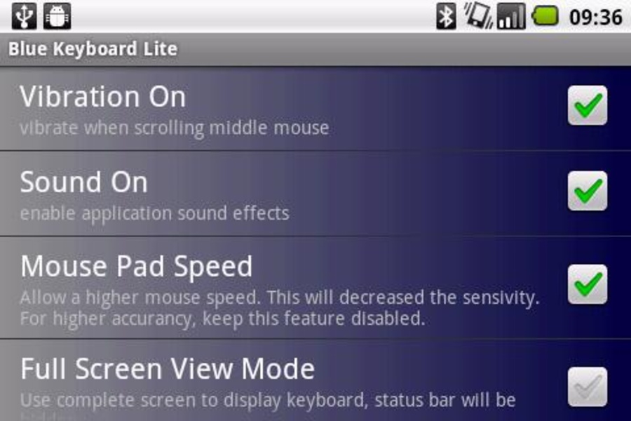 Blue Keyboard Lite - Preview 1