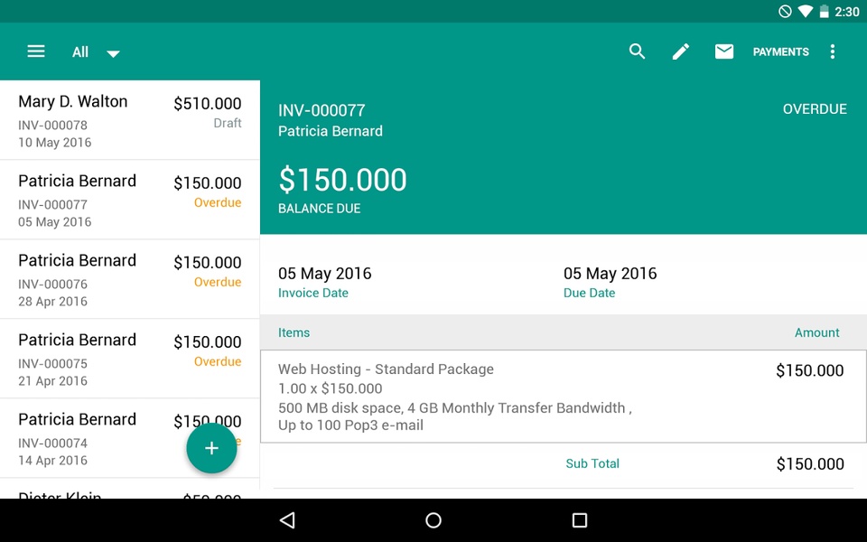 Zoho Invoice - Preview 20