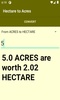 Hectare to Acres Converter screenshot 1