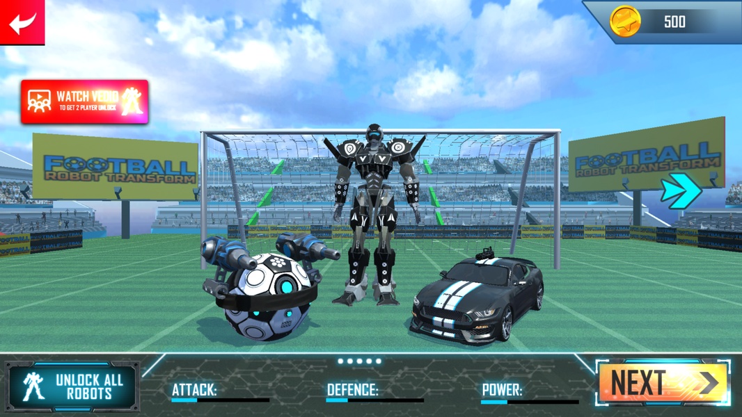 Foot ball Robot Car Transform - Preview 10