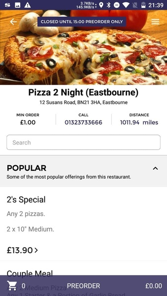 Pizza 2 Night App - Preview 4